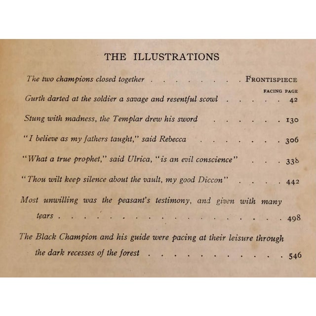 1936 Ivanhoe Hard Bound Book For Sale - Image 4 of 9