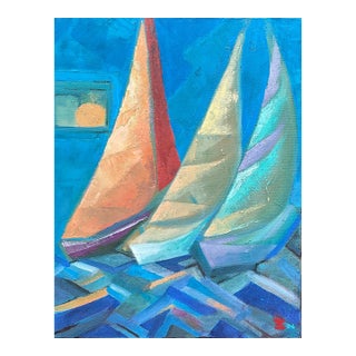 “Window of Opportunity” Abstract Oil Painting For Sale