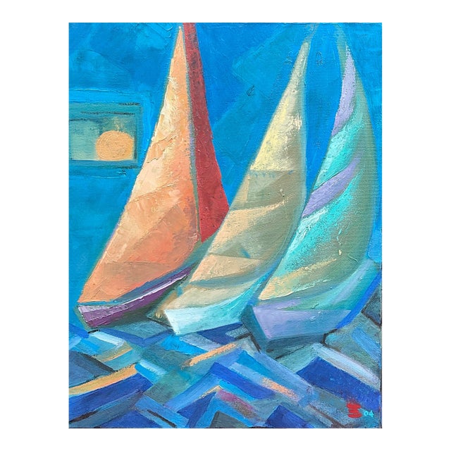 “Window of Opportunity” Abstract Oil Painting For Sale