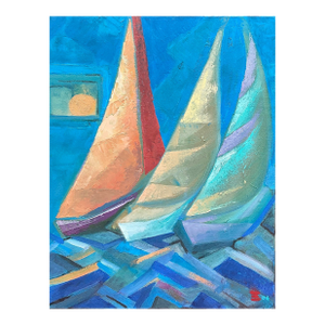 “Window of Opportunity” Abstract Oil Painting