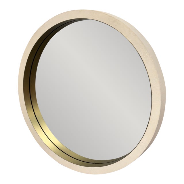 Restoration Hardware Shagreen Mirror For Sale