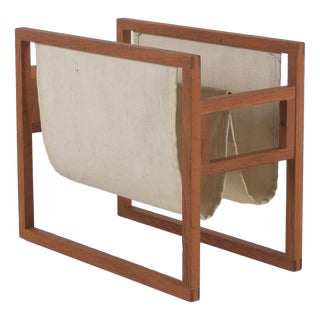 Danish Magazine Holder by Henning Wind-Hansen for Sika Mobler, 1960s For Sale