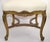 Goldenrod Mid 20th Century Hand-Carved Rococo Louis XV Giltwood Side Chair Bouclé Upholstery Cabriole Legs For Sale - Image 8 of 15