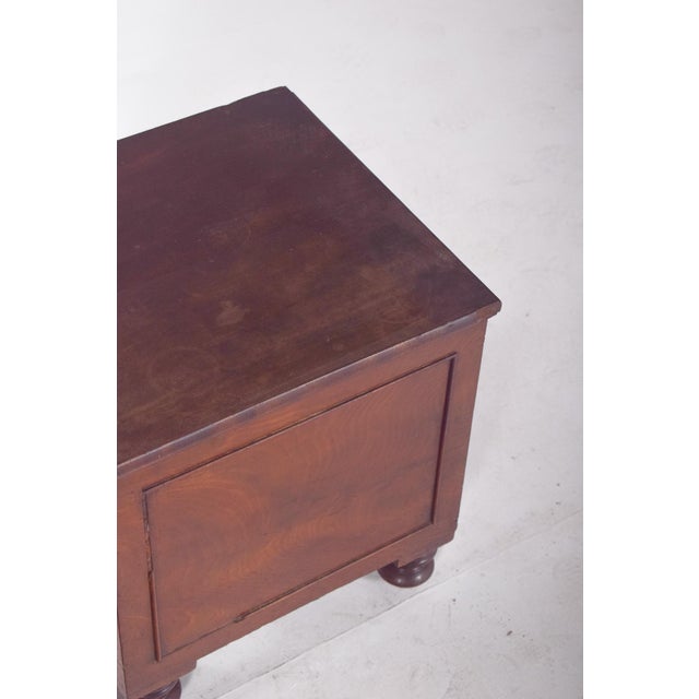English Wooden Bedside Table with Sanitary Container, 1920s For Sale - Image 4 of 8