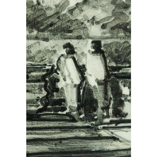 Vintage Ceramic Plate by Miramare Bucci, 1930s For Sale - Image 13 of 17