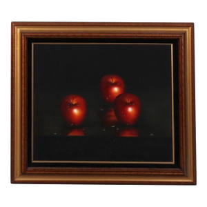 Realism Still Life Oil Painting of Apples