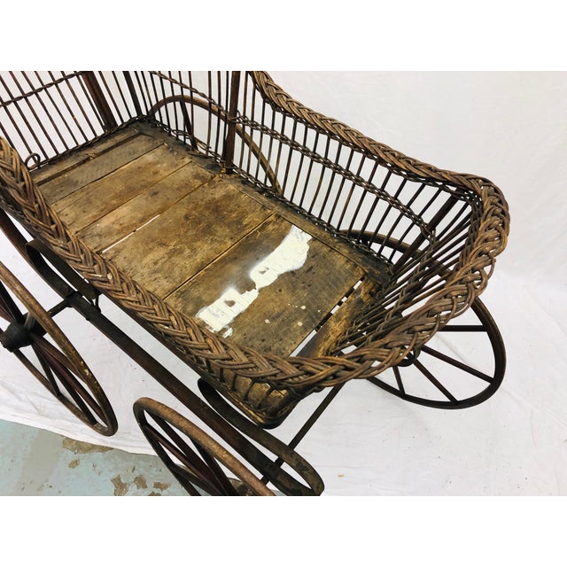 Antique Wicker Nursery Carriage Chairish