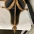 Pair of Mid 20th Century Black & Gold Carved Wood Italian Shelves For Sale - Image 4 of 12