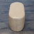 Eq3 Oval Leather Ottoman For Sale - Image 4 of 9