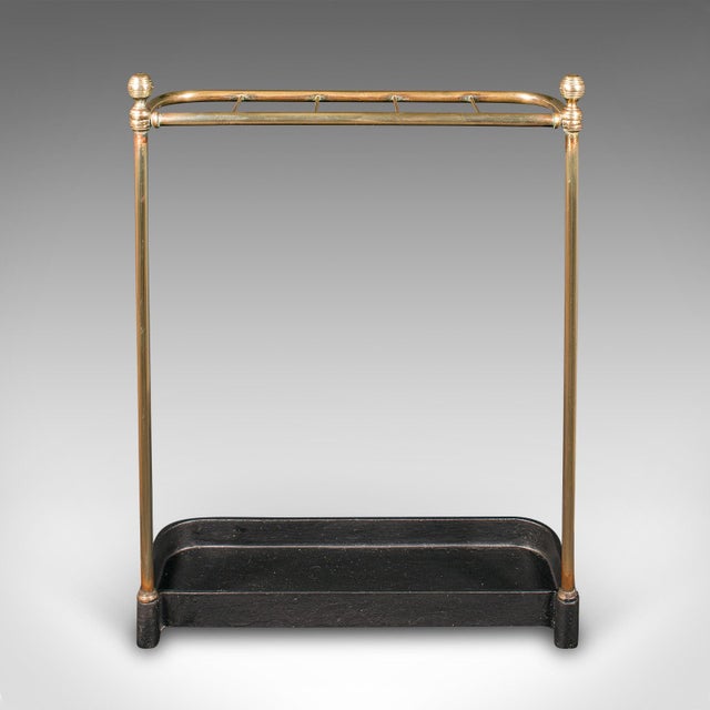 Victorian 1900's Antique Stick Loop Stand For Sale - Image 3 of 9