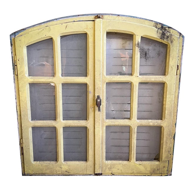 Brocante Wooden Shutters, 1920s For Sale