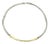 David Yurman Sterling Yellow Gold 14k Cable Wire Choker Necklace For Sale