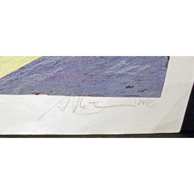 Gordon Mortensen "Rocks at Spanish Bay" Hand Signed LTD Ed Woodcut Artwork, For Sale In Denver - Image 6 of 7