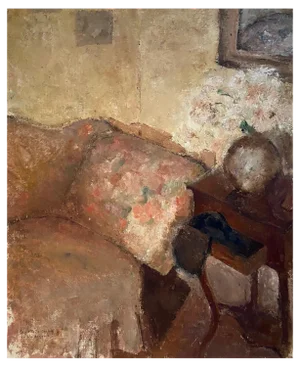Benjamin Vautier, Still Life, Oil on Canvas