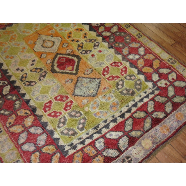Asian Antique Zabihi Collection Turkish Tulu Rug For Sale - Image 3 of 5
