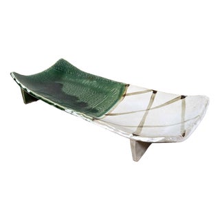 Ceramic Kyo Yaki Serving Dish, 1960s For Sale
