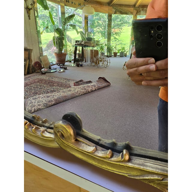 1950s Mid Century Modern Hollywood Regency Mirror For Sale - Image 5 of 9