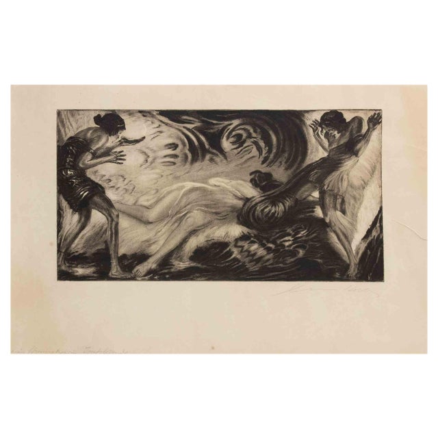 Alois Kolb, Josephslegende II: Richard Strauss Oper, Etching, 1922 For Sale