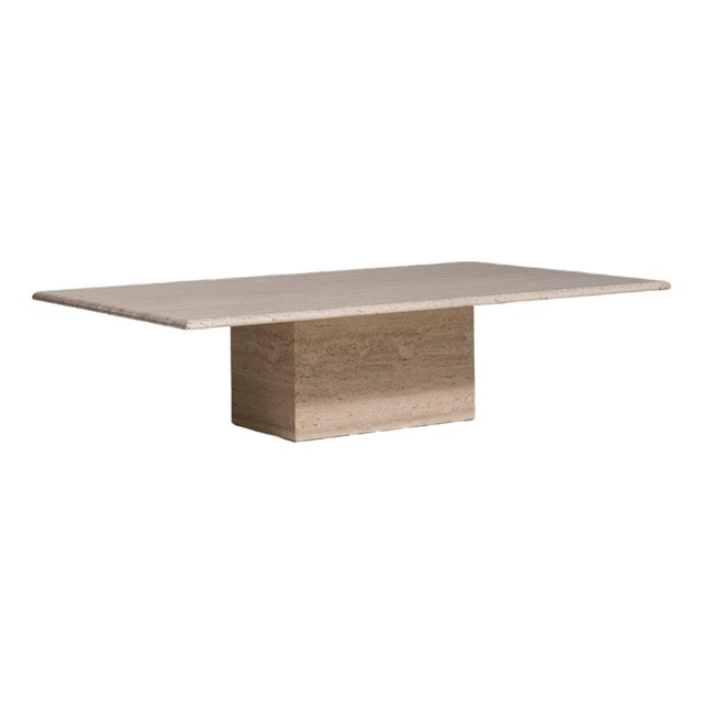 19th Century France Cream Marble Coffee Table For Sale