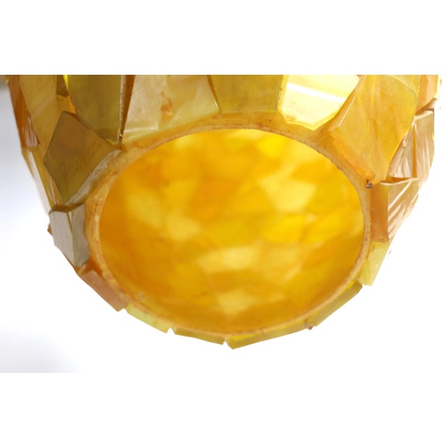 Plastic Nugget Hanging Pendant Chandelier Made in Usa Ca. 1950/1970's For Sale In New York - Image 6 of 10