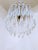 1950s Italian Silver Upside Down Layered Cake Chandelier For Sale - Image 4 of 8