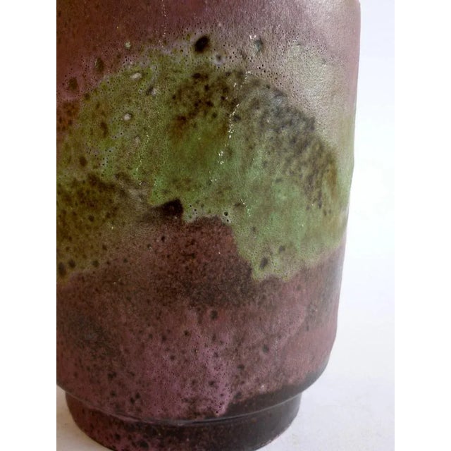 1960s Materic Volcanic Pottery Germany Ceramic Vase, 1960s For Sale - Image 5 of 8