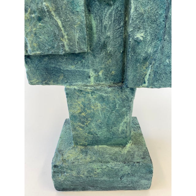 Mid 20th Century Mid 20th Century "Queen" Abstract Cubist Sculpture For Sale - Image 5 of 9
