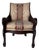 Vintage French Empire / Renaissance Revival Style Hand-Carved Mahogany Swan Armchair For Sale