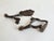 Kick up the western vibes in your décor with this vintage pair of western cowboy spurs. The spurs feature long shanks,...