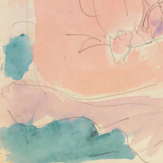 Victor Di Gesu 'Mother and Child' by Victor Di Gesu, Carmel Artist, Paris Academie Chaumiere, Louvre, San Francisco Art Association, Los Angeles County Museum of Art For Sale - Image 4 of 7