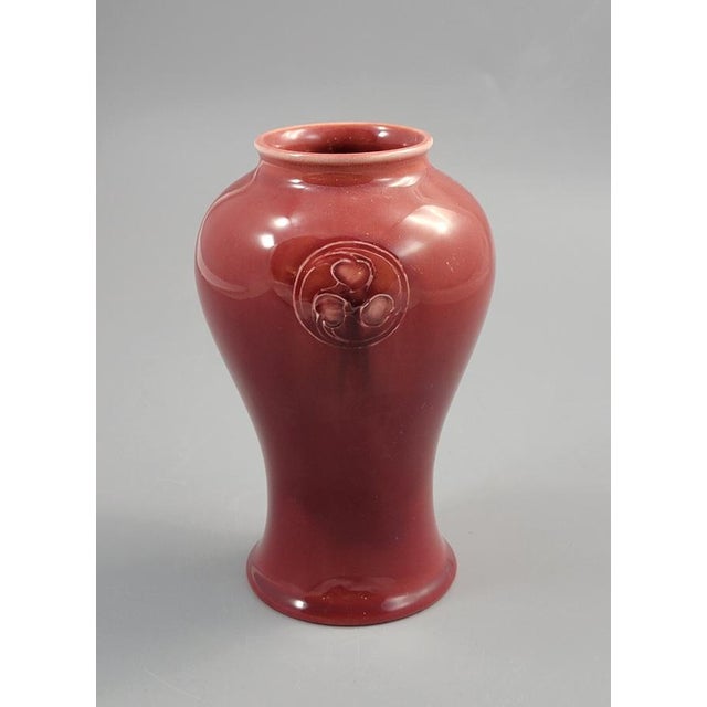 Moorcroft Flamminian Red Glaze Vase from Liberty C., 1890s For Sale - Image 6 of 11