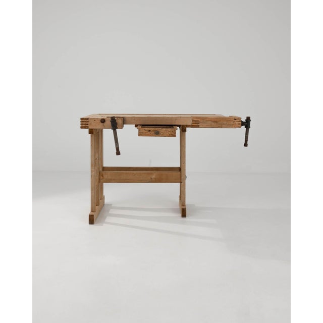 20th Century Belgian Wooden Work Table For Sale - Image 16 of 18
