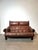 Wood Two-Seater Sofa in Leather by Gerard Van Den Berg For Sale - Image 7 of 7