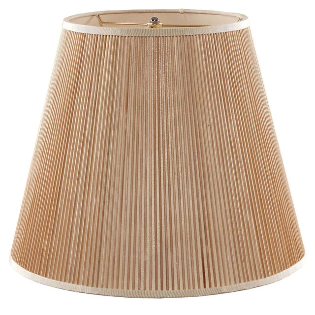 American Empire Stick Shade in Natural Cream, 18" For Sale - Image 3 of 3