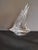 Daum 1980s Daum Large 3 Mast Crystal Sailboat For Sale - Image 4 of 7