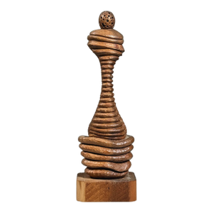 Vintage Outsider Hand Carved Biomorphic Sculpture