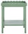 Mint Starlyn Scalloped Accent Table in Sage For Sale - Image 8 of 8