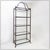 Vintage Pagoda Style Shelves in Black Metal, 1980s For Sale - Image 15 of 15