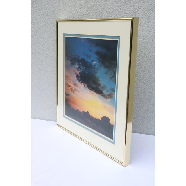 1978 Eliot Porter Clouds at Sunset Photograph Fine Art Dye Transfer Print, Framed For Sale - Image 9 of 18