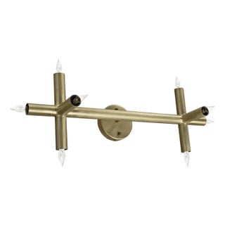 NOIR Salome Sconce, Metal with Brass Finish For Sale