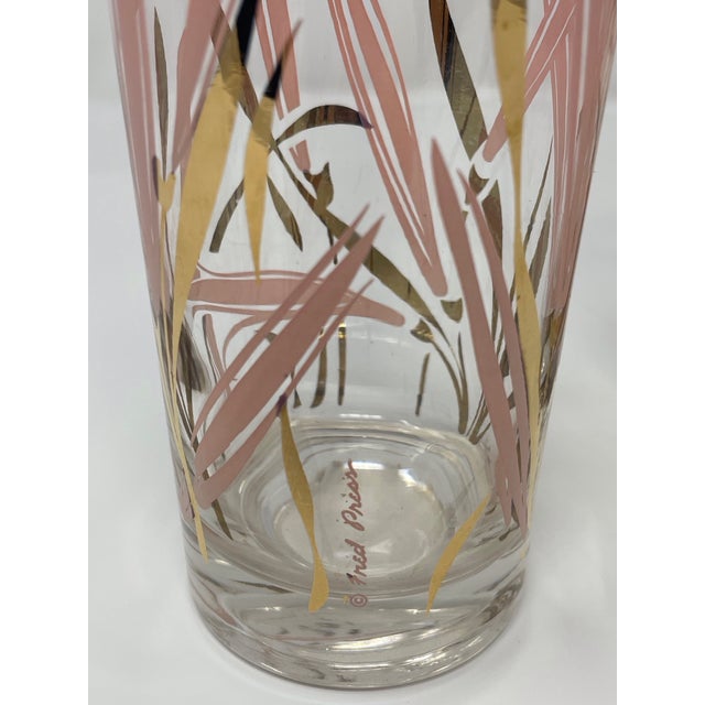 Fred Press 1940s Fred Press 22k Grass Glasses- a Pair For Sale - Image 4 of 10