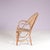 Vintage Armchair with Wooven Seat and Backrest, 1950s For Sale - Image 4 of 8