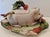 Ceramic 2000 Fitz & Floyd Whimsical Bacon Pork Pig & Vegetable Tureen Plate & Ladle by Fitz and Floyd “French Market” - 4 Pieces For Sale - Image 7 of 9