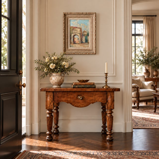 Early 20th Century French Provincial Walnut Side Table For Sale In New York - Image 6 of 6