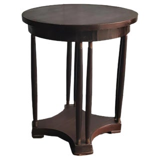 Art Nouveau Mahogany Side Table, 1920s For Sale