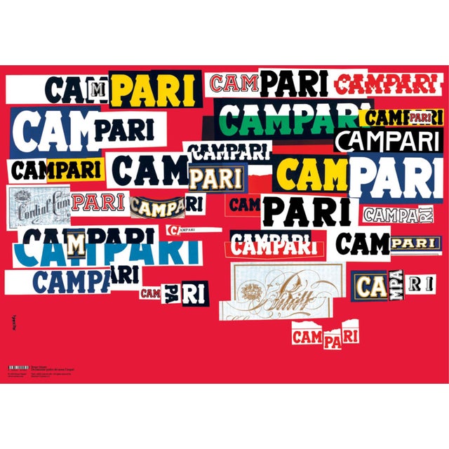 Bruno Munari Campari Poster For Sale