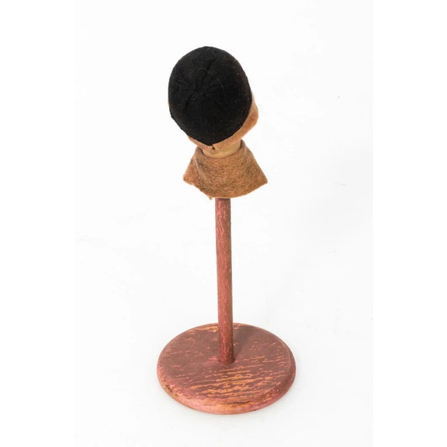 Set of Five Papier Mache Flapper Hat Stands For Sale In New York - Image 6 of 12
