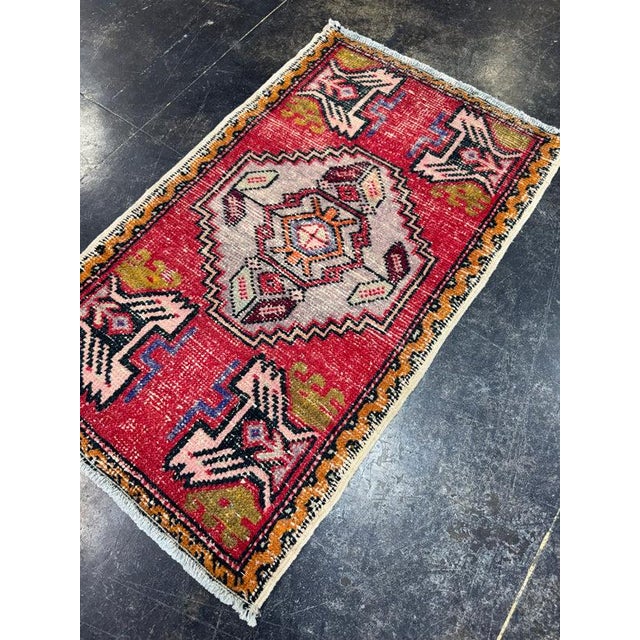 Early 21st Century Turkish Yastik Rug 1'10" x 3' For Sale - Image 5 of 5