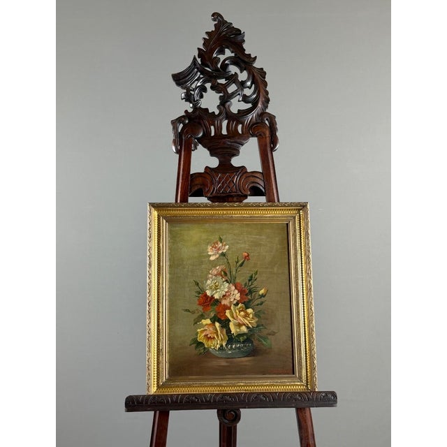 19th Century Carved Wooden Easel For Sale - Image 6 of 9