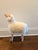 Mid-Century Modern Meier Germany Lalanne-Style Sheep Sculpture in Wood and Wool For Sale - Image 3 of 9
